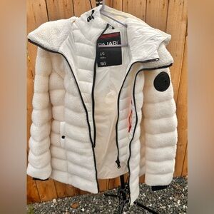 Brand new white #Pajar jacket L $65 obo retail $498